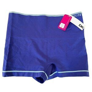DKNY INSTANTLY SLIMMING BOYLEG PANTIES Purple Blue Sz L NWT
